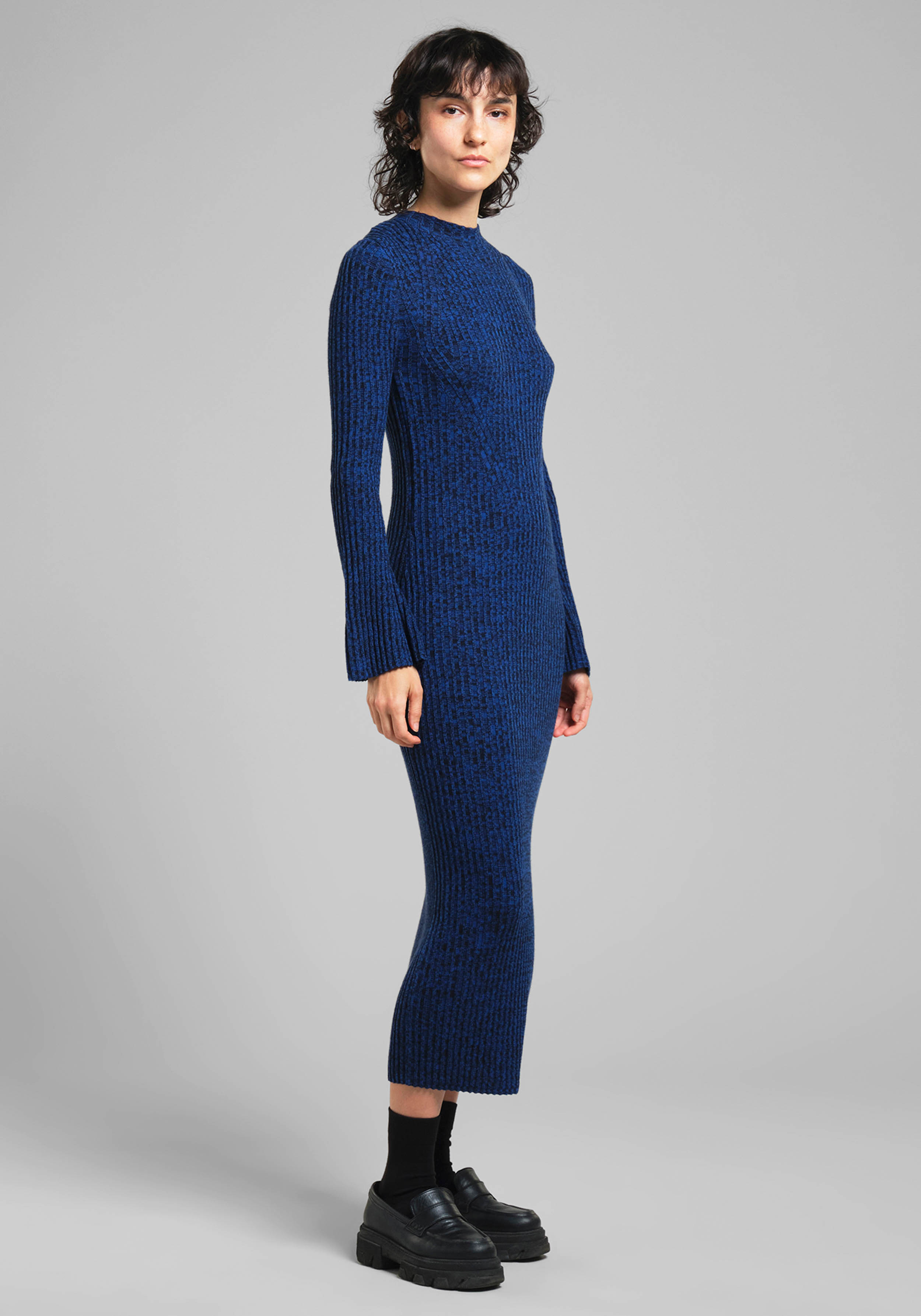 Dedicated Kleid Vamlingbo Black Blue