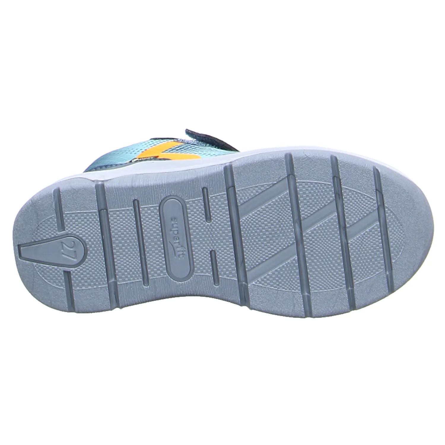 SUPERFIT Kleinkinder-Halbschuh Klett Blau Textil  Sneaker high