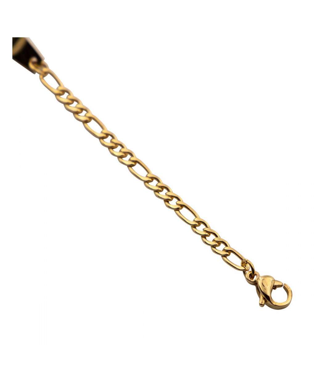 Gourmette Bracelet Femme Acier Doré