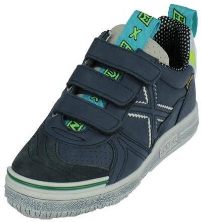 Munich G3 Velcro Lage sneakers Jongens Blauw