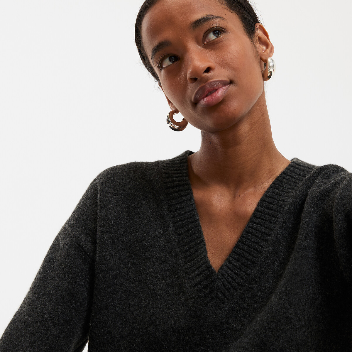 COLEÇÕES LA REDOUTE<br>Trui com V-hals