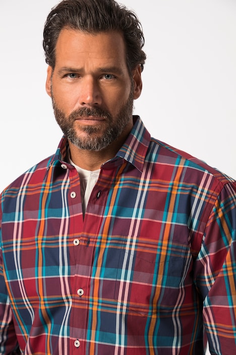 Karohemd, Langarm, Kentkragen, Modern Fit, bis 8 XL