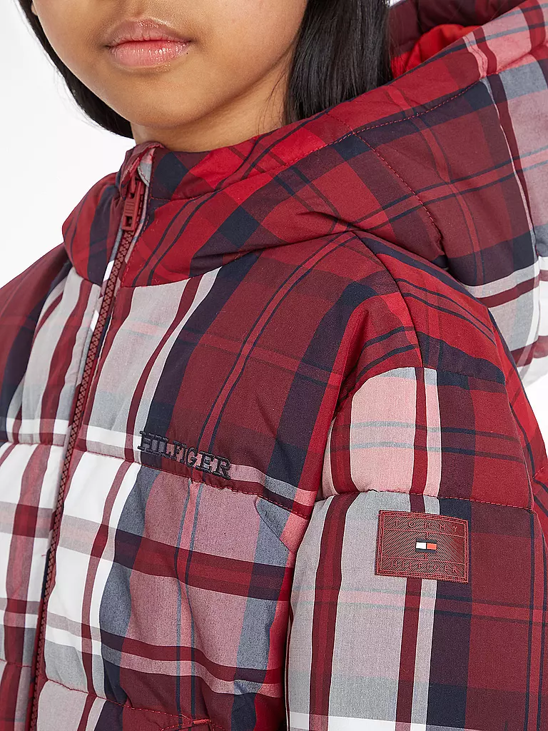 TOMMY HILFIGER Mädchen Jacke rot