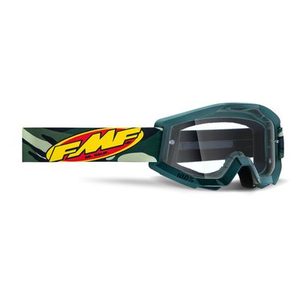 Masque cross FMF VISION POWERCORE ASSAULT GREEN 2022 - Vert