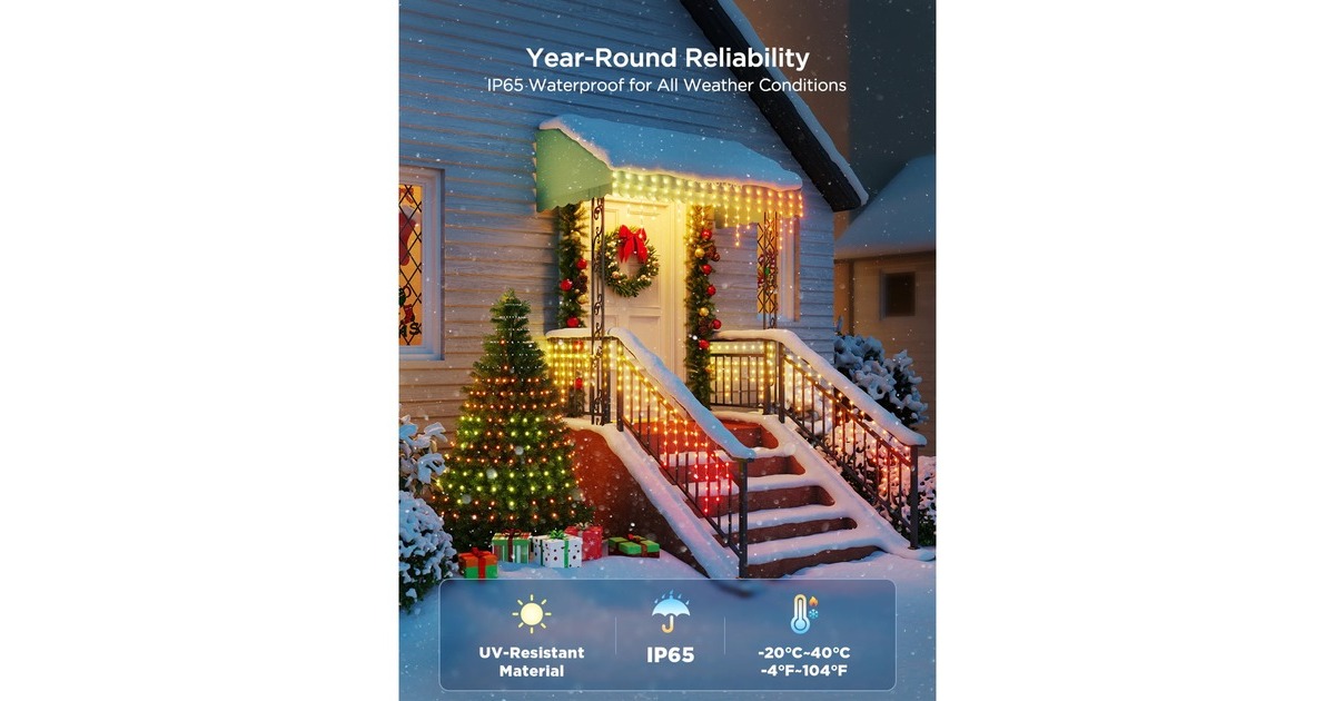 GoveeIcicle Ligths verlichting  (10 meter, 2,4GHz wifi, Bluetooth)