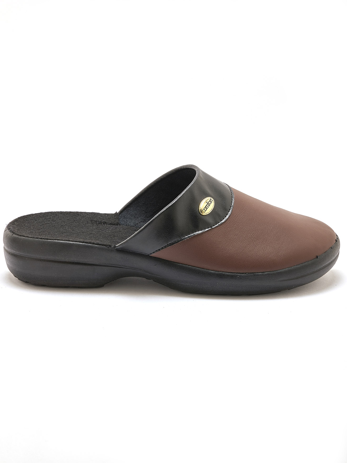 Mules mixtes cuir intérieur éponge