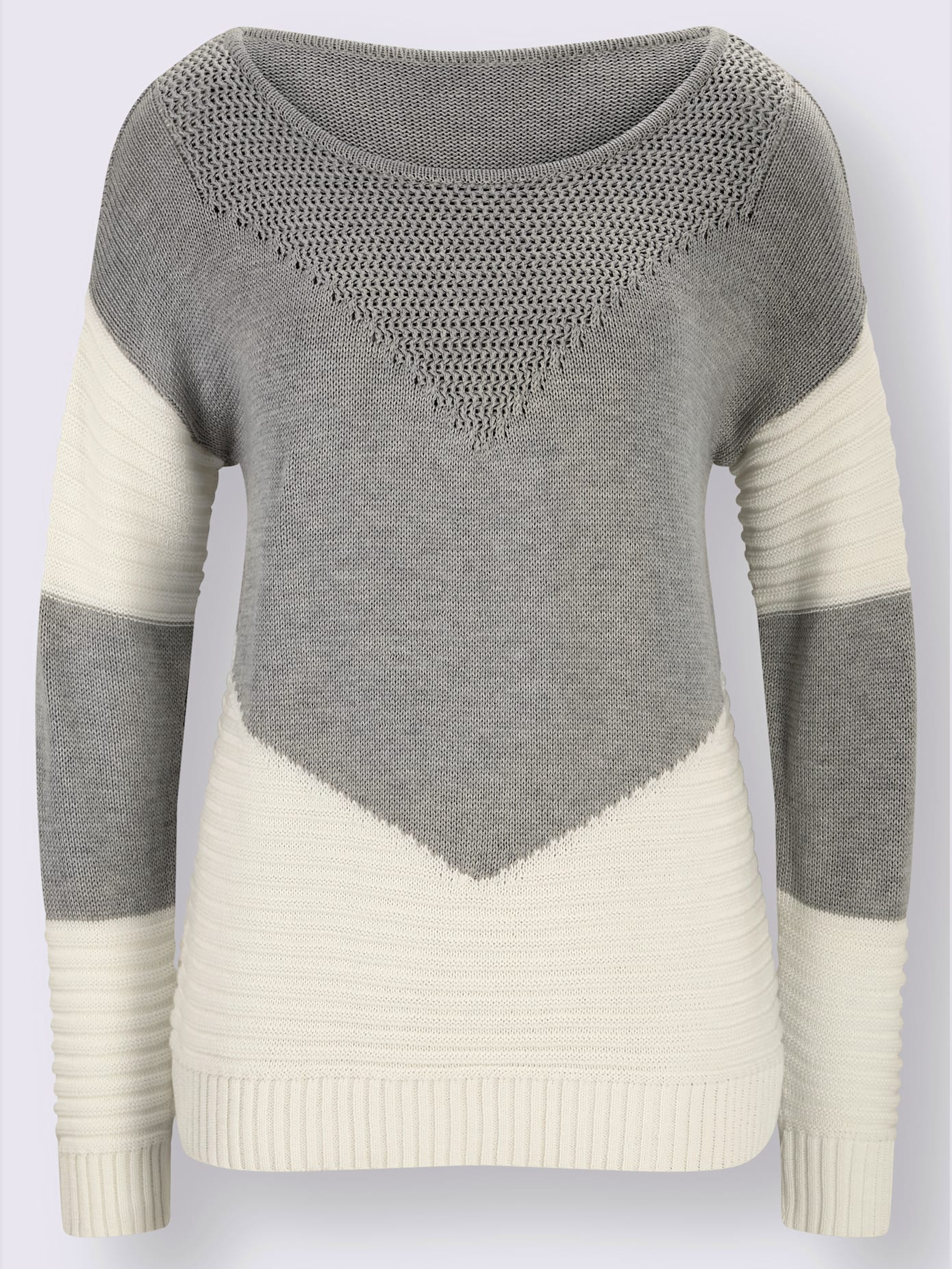 Pull à manches longues 50% coton