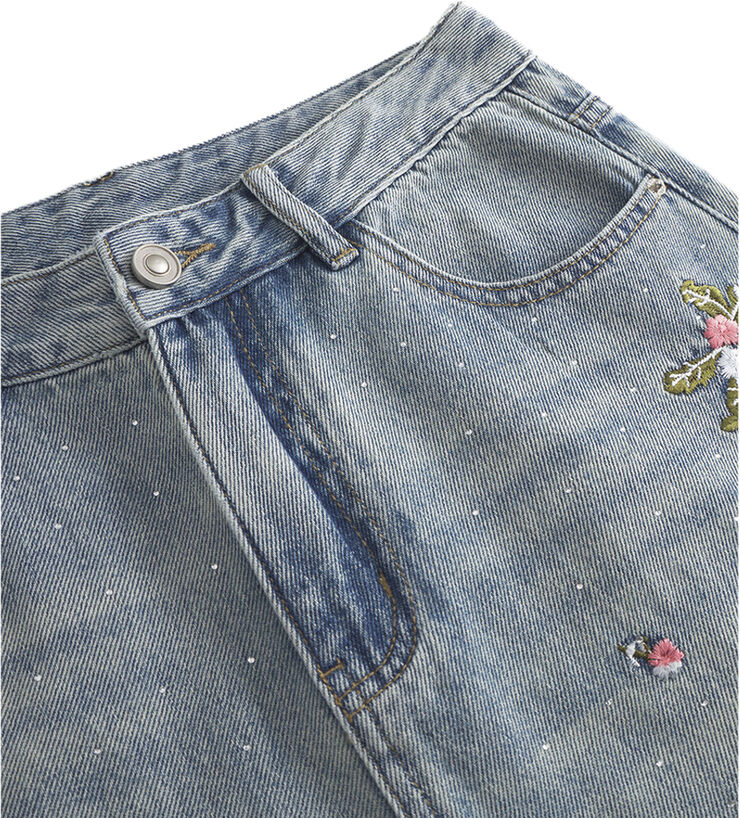 HUNKØN Dolly Denim Trousers Light denim
