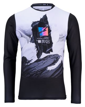 Maillot Manches Longues Kenny Evo Pro Noir/Blanc