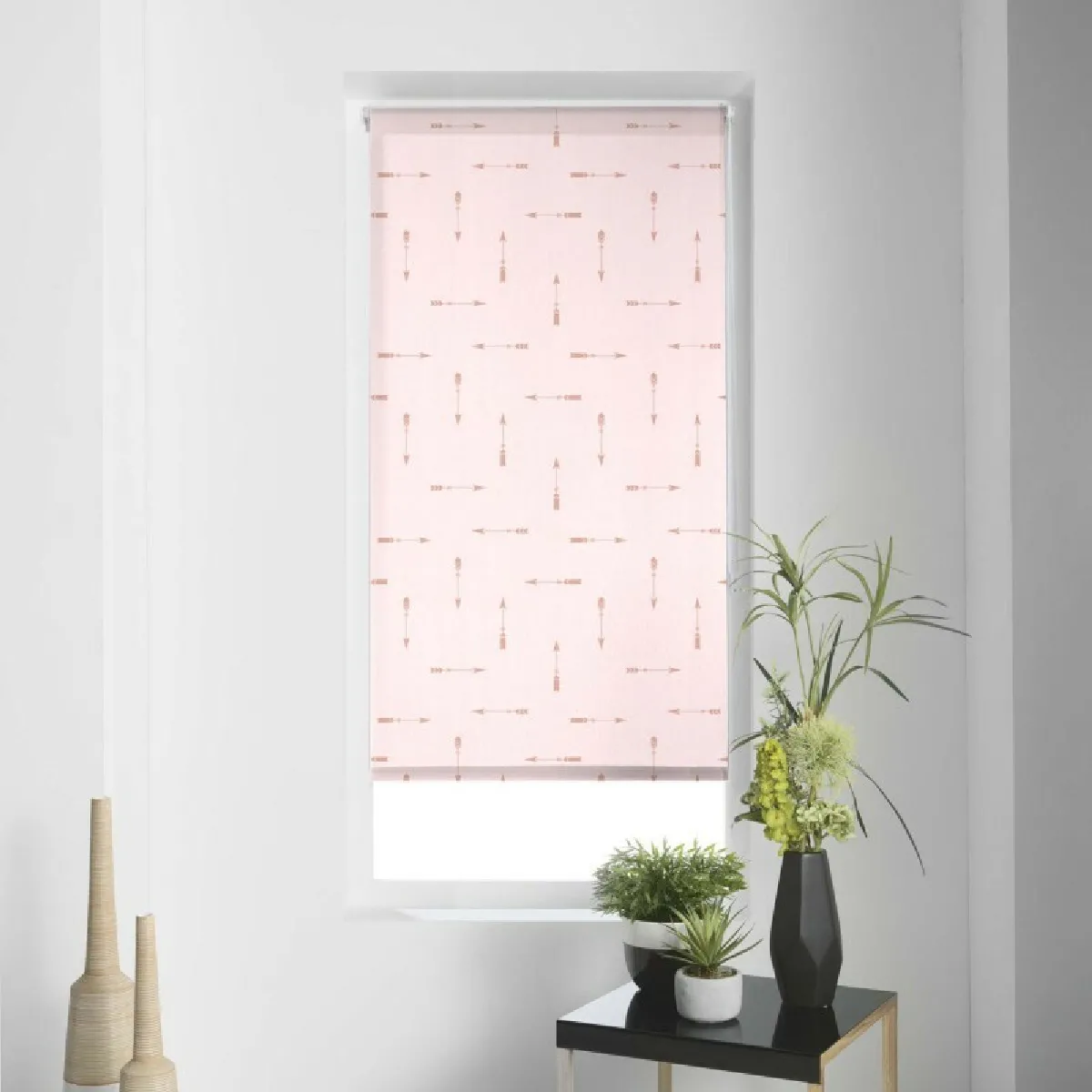Paris Prix Store Enrouleur Tamisant 90x180 cm Rose