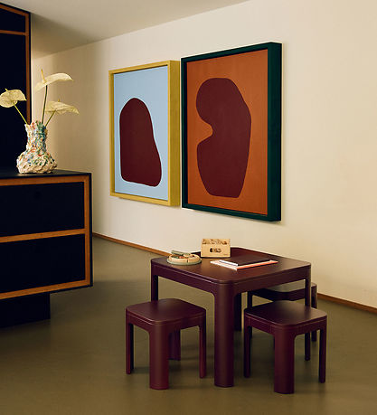 Flexa Tisch - Klein - 60x47 cm - Nova - Granatapfel