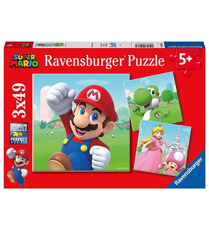 Ravensburger Puzzlespiel - 3x49 Teile - Super Mario