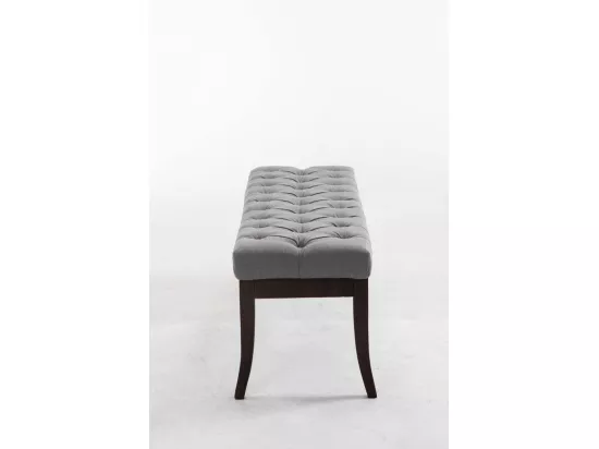 Banquette - Tissu & Bois - Gris - Ramses