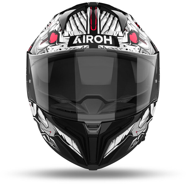 Airoh - Casque Matryx Nytro Noir Brillant / Gris / Blanc / Rouge