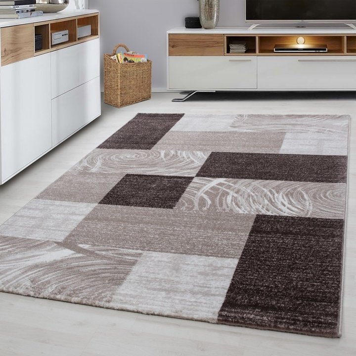 Modern vloerkleed - Jena Bruin 9220 | Voor ieder interieur