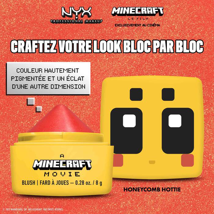 MINECRAFT, LE FILM CHEEKY MOB BLUSH CRÈME
