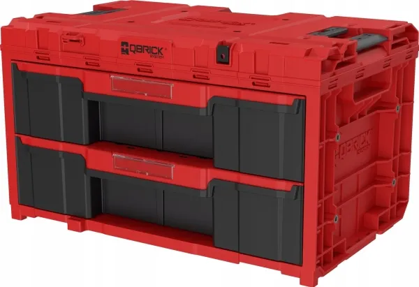 QBRICK SYSTEM ONE DRAWER 2 TOOLBOX 2.0 RED ULTRA HD - 1 pc. per carton