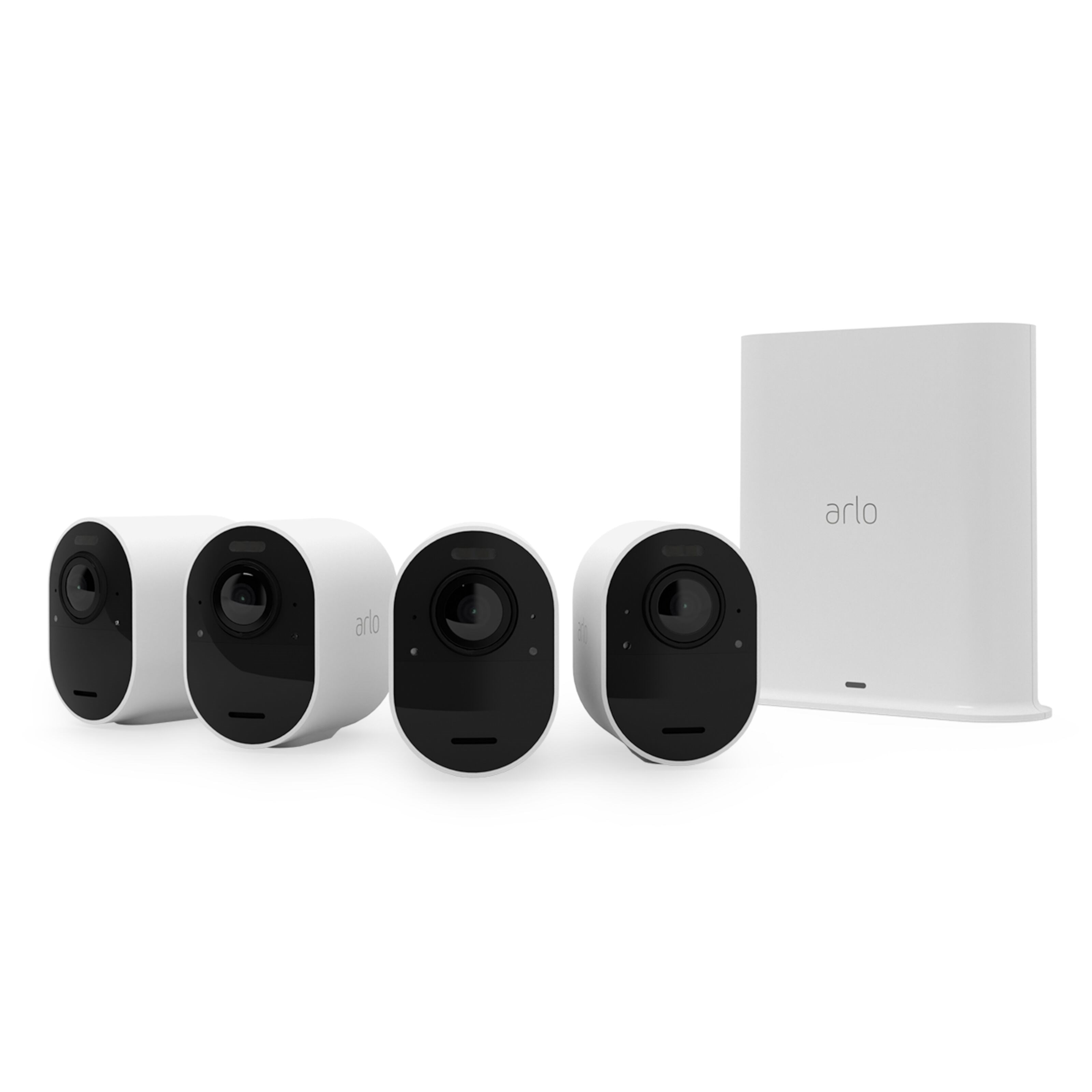 Arlo Ultra 2 Spotlight Trådløst overvåkingskamera 4-pk. Hvit