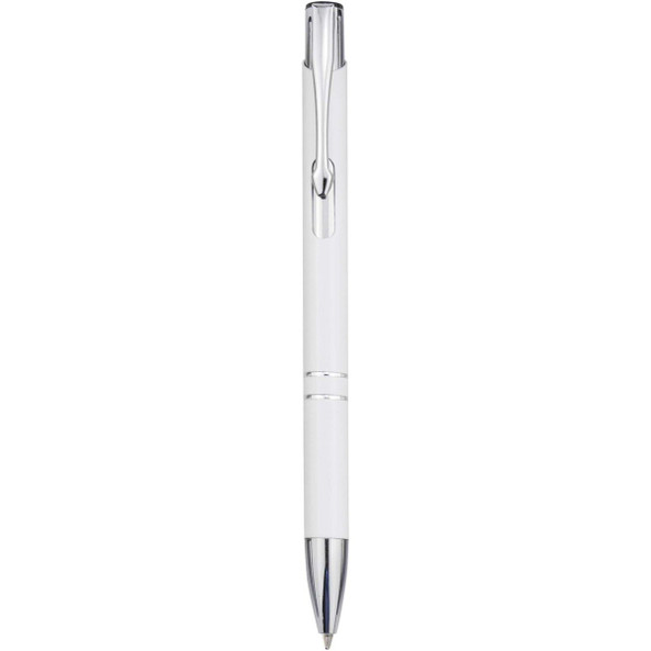 PF Concept 107984 - Stylo bille en aluminium recyclé Moneta (encre bleue)
