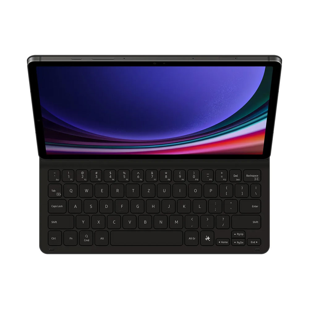 Galaxy Tab S10 Lite / S10 FE / Tab S9 FE / Tab S9 Keyboard Slim Tastatur Case (CH Layout) Book Cover Hülle (EF-DX720BBEGSW) - Schwarz