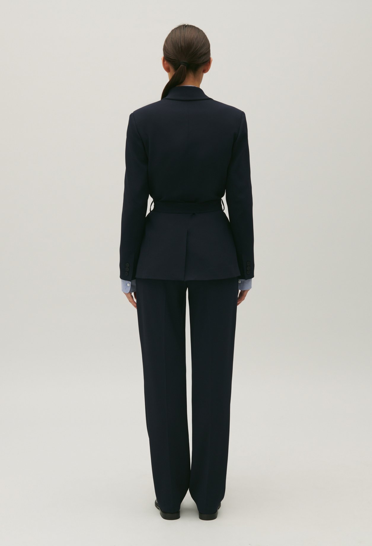 Veste tailleur bleu marine
