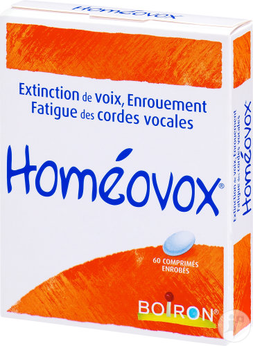 Boiron Homéovox Enrouement 60 Comprimés