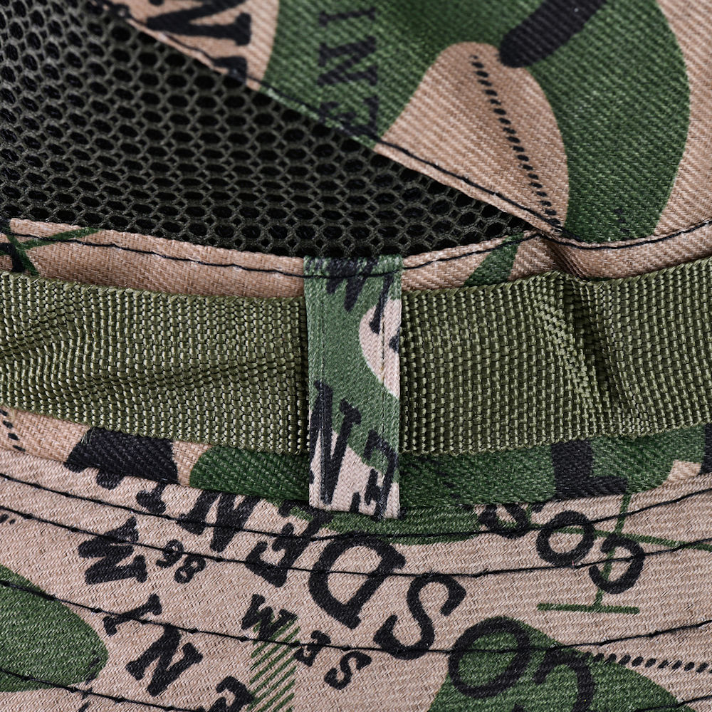 Decopatent Camouflage Jungle vissershoedje (Army Groen)
