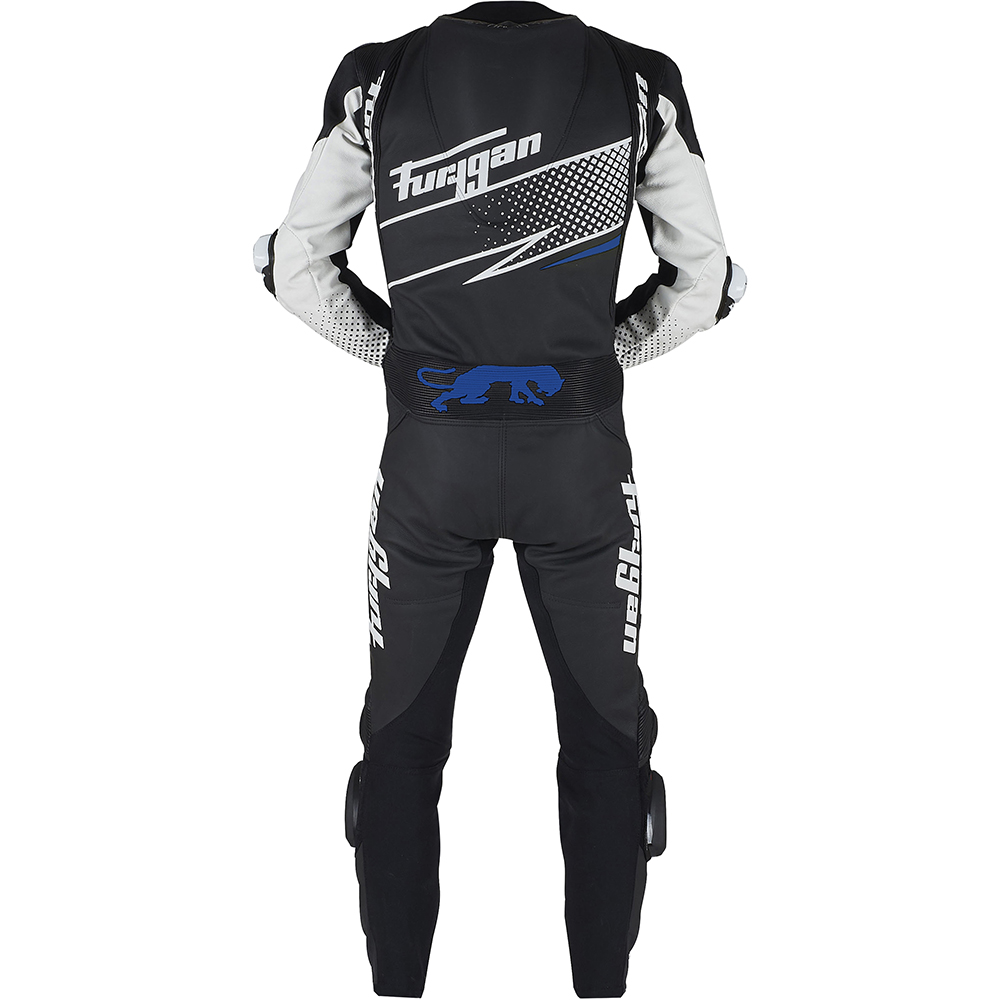 Furygan - Combinaison Full Ride Noir / Blanc / Bleu