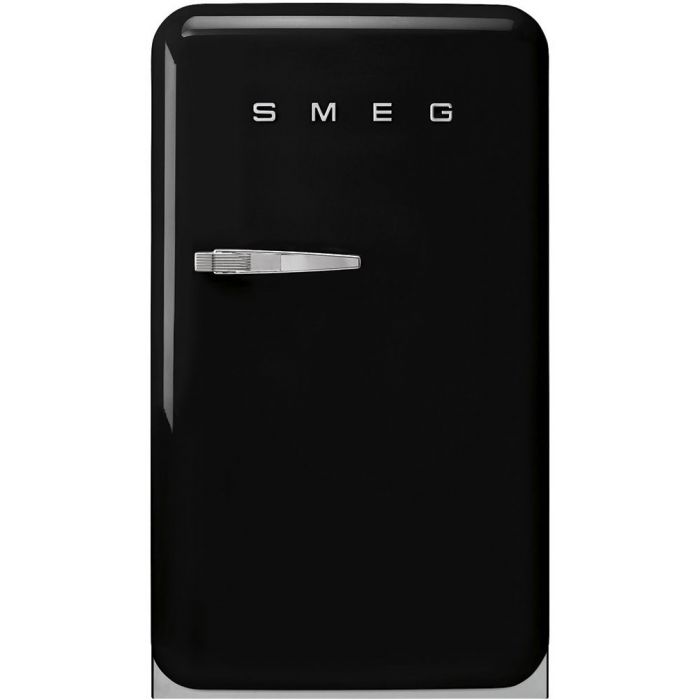SMEG Stand-Kühlschrank 50's Retro Style FAB10RBL5 Schwarz
