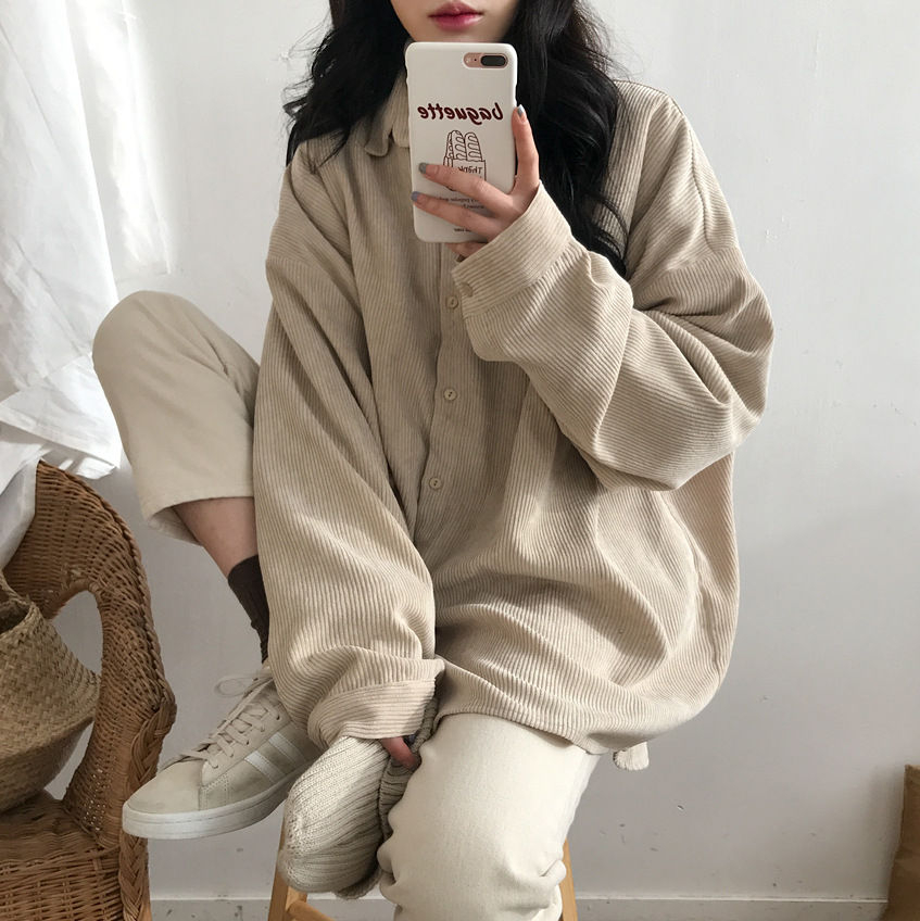 EFO - Oversized corduroy overhemd