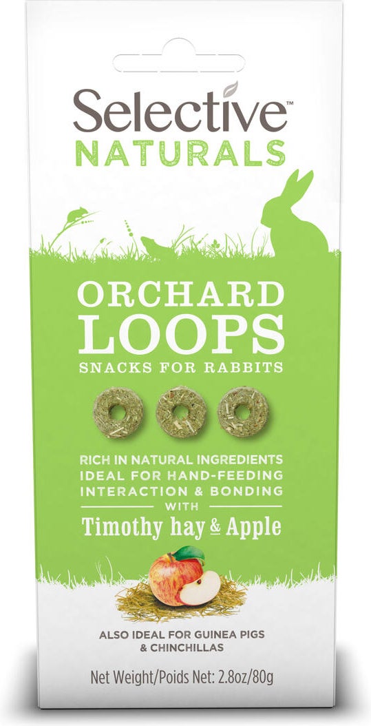 Supreme Selective konijnensnack Naturals Orchard Loops 80 g
