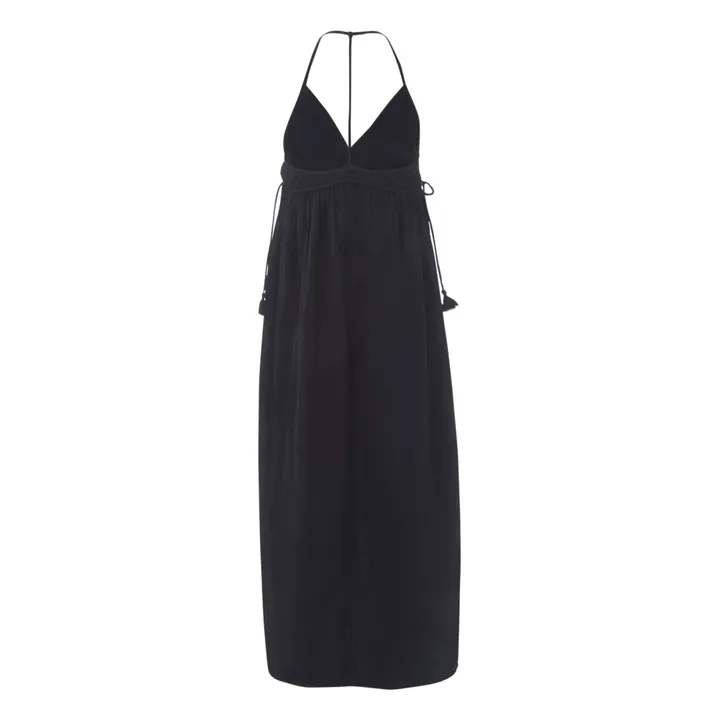 BELLEPIECE Robe Bari Gaze de Coton | Noir
