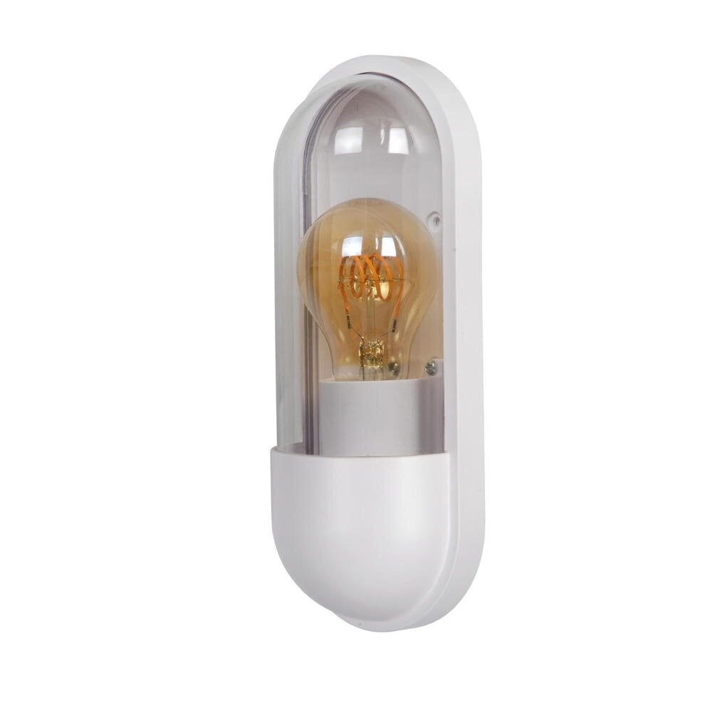 Capsule wandlamp in wit E27 IP54