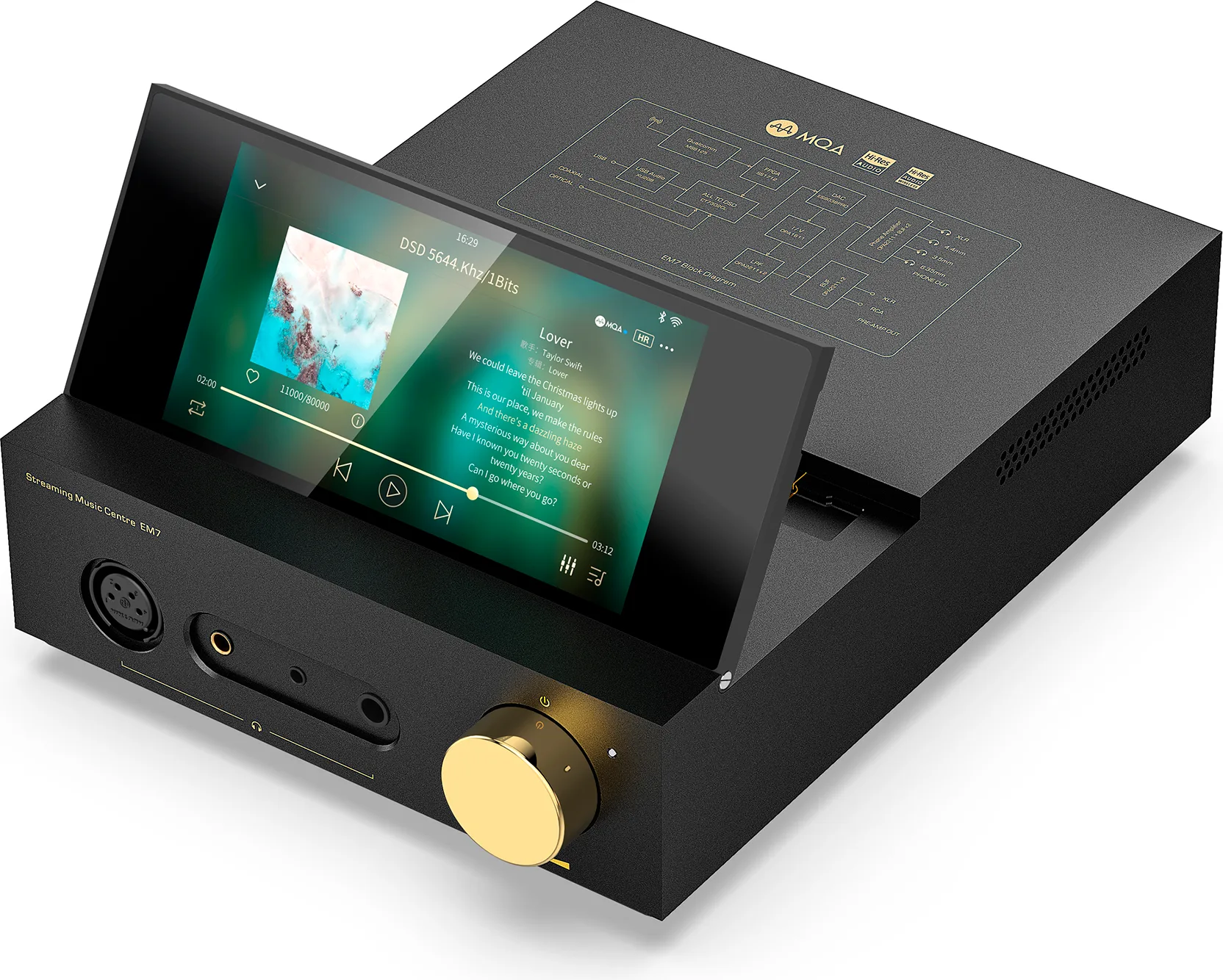 Shanling EM7 Streaming Music Center Noir Lecteurs réseau audio