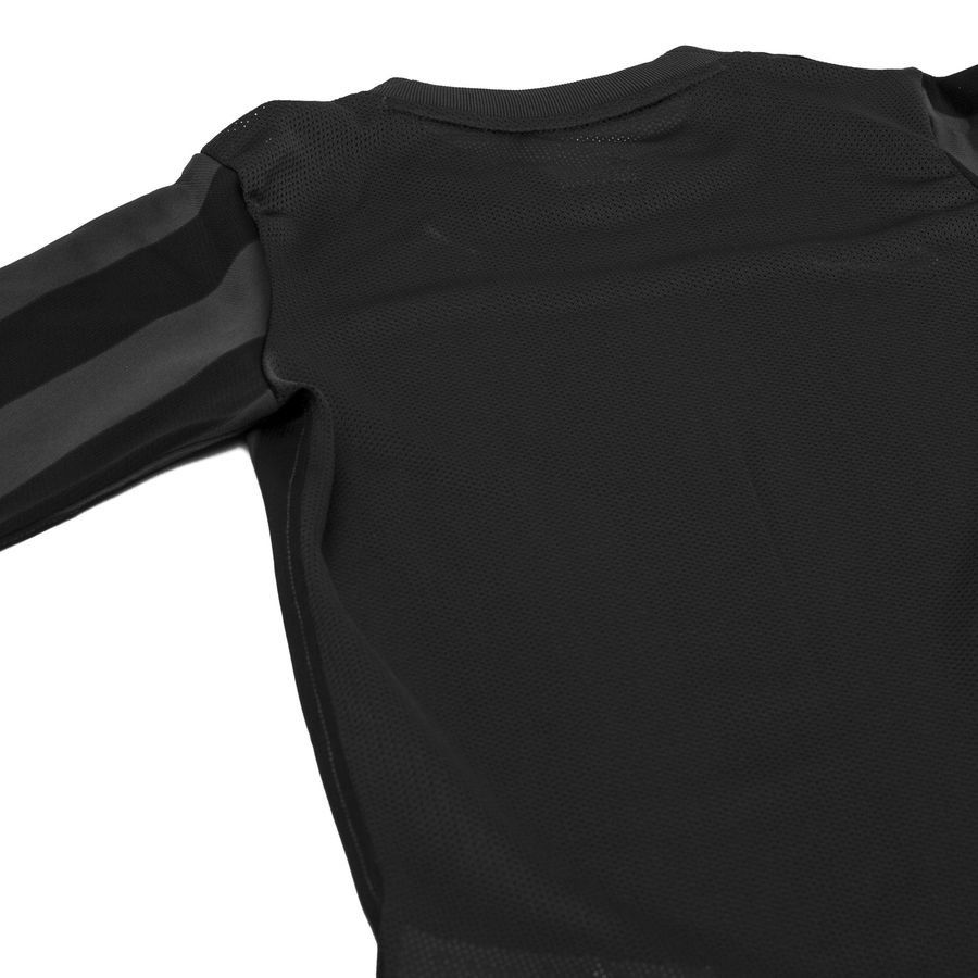Nike Maillot Dri-FIT Striped Division IV - Gris/Noir/Blanc Manches Longues Enfant