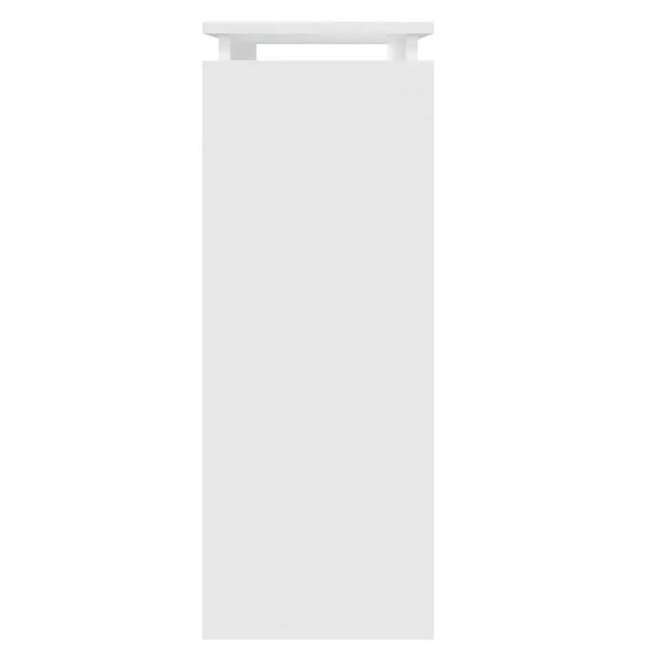 vidaXL - Bijzettafel - Wit - Bewerkt hout