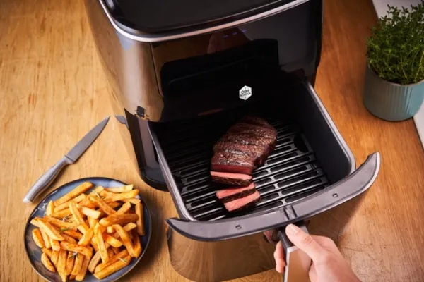 OBH Nordica Easy Fry & Grill FW2018S0 3in1 Steam  - Varmluftsrister - 6.5 liter - sort
