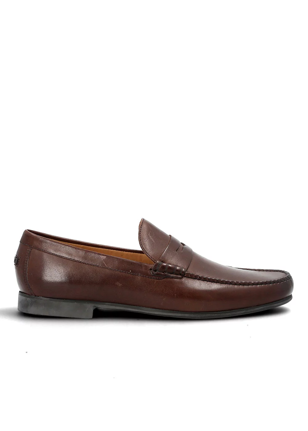 MOCASSIN R MOC CUIR MARRON