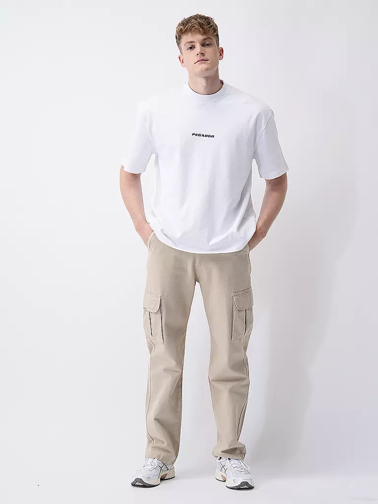 PEGADOR Cargohose NEIVA Straight Fit beige