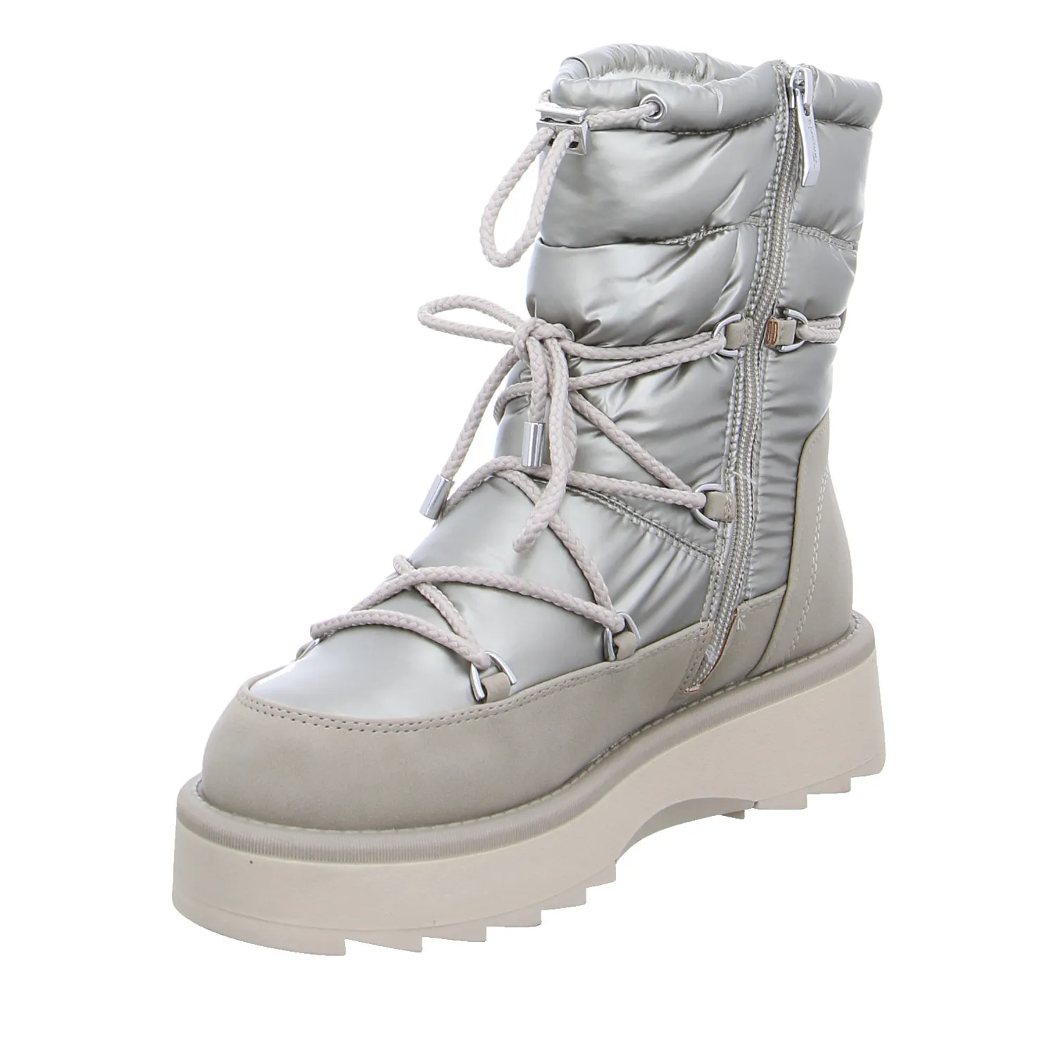 TAMARIS Snowboot Beige Textil