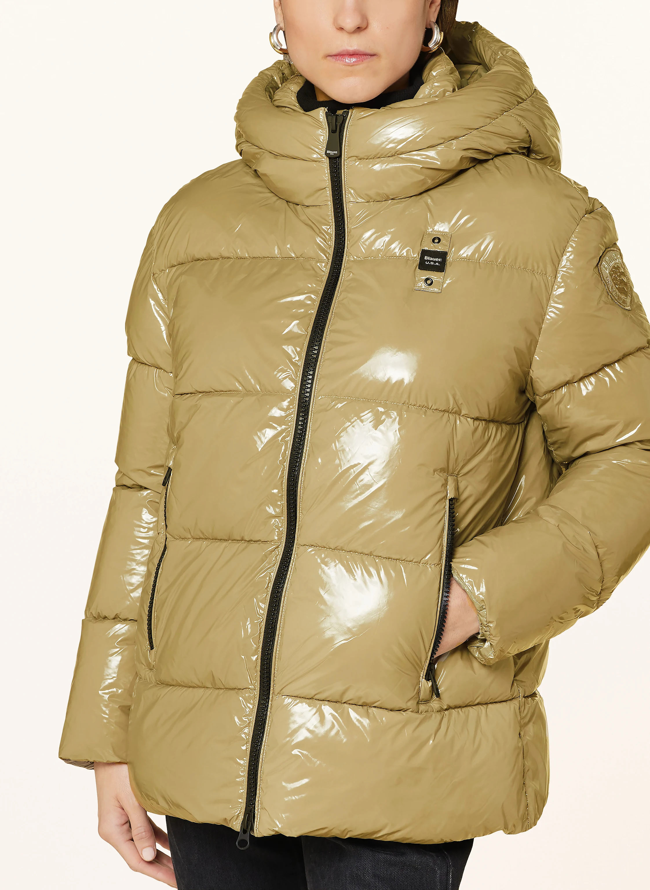 Blauer Steppjacke JOYCE mit DUPONT™ SORONA®-Isolierung