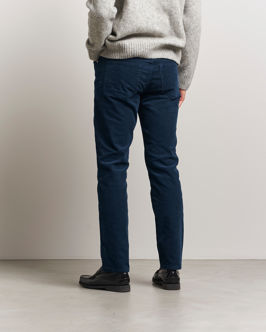 NN07 Tony Corduroy 5-Pocket Pants Navy Blue