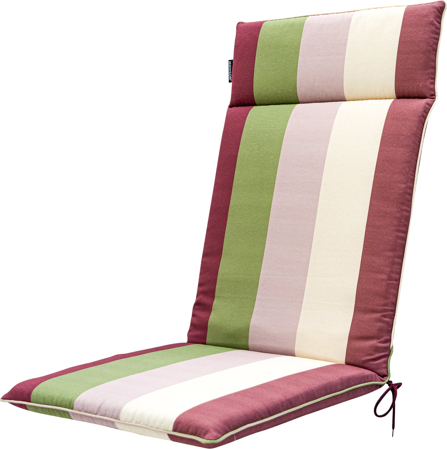 Madison tuinkussen hoge rug Vivero rood 120 x 50 cm