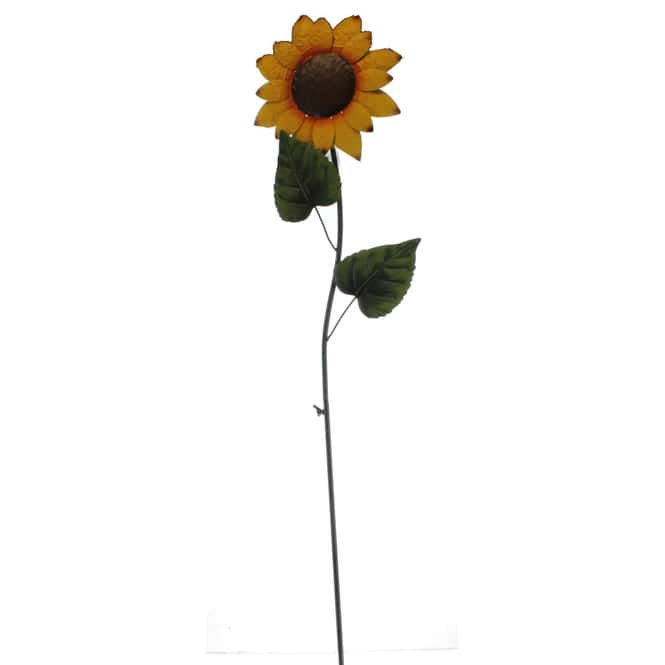 Gartenstecker Sonnenblume - ca. 22 x 2,5 x 119 cm