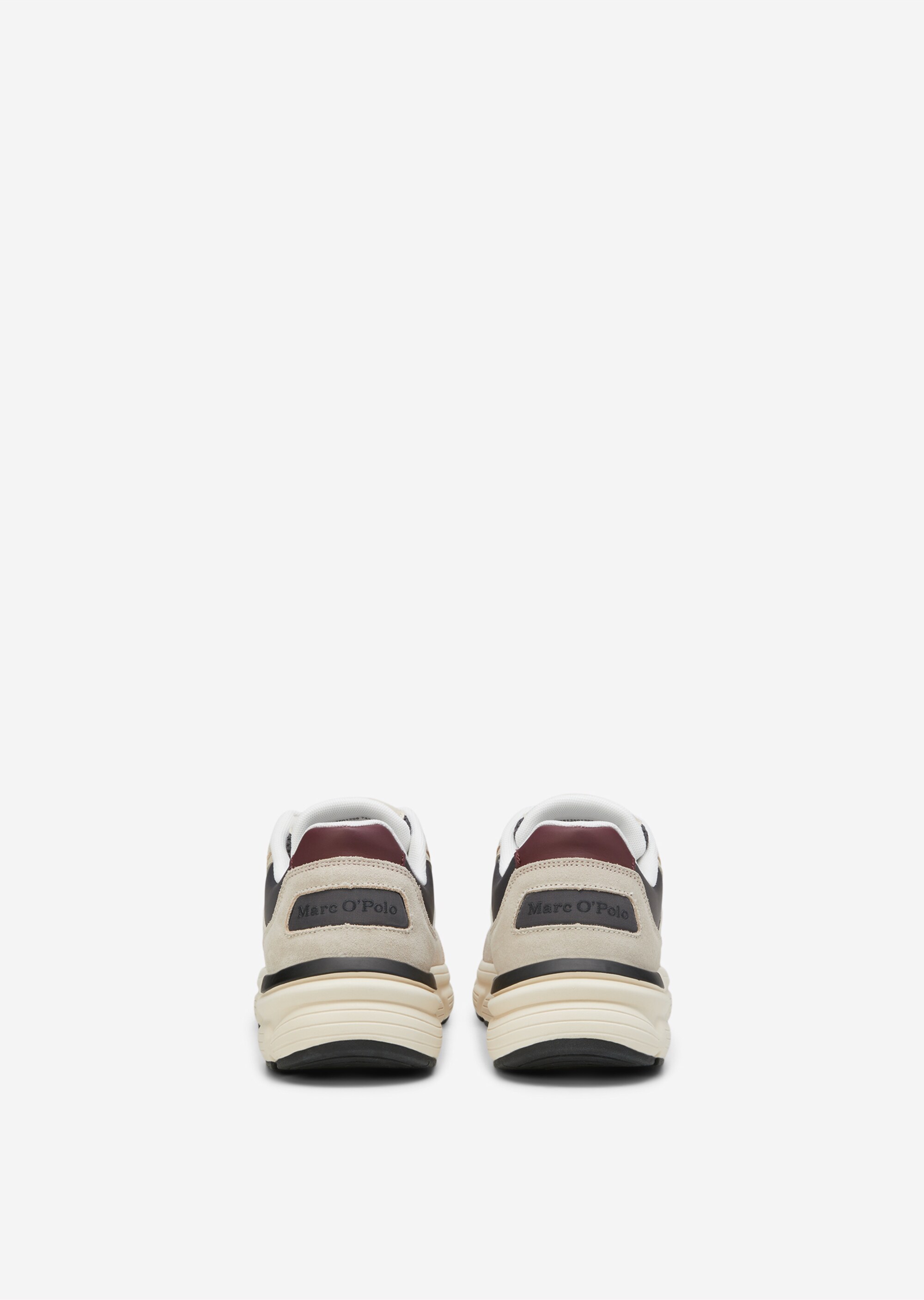 Sneaker aus Leder-Polyamid-Mix