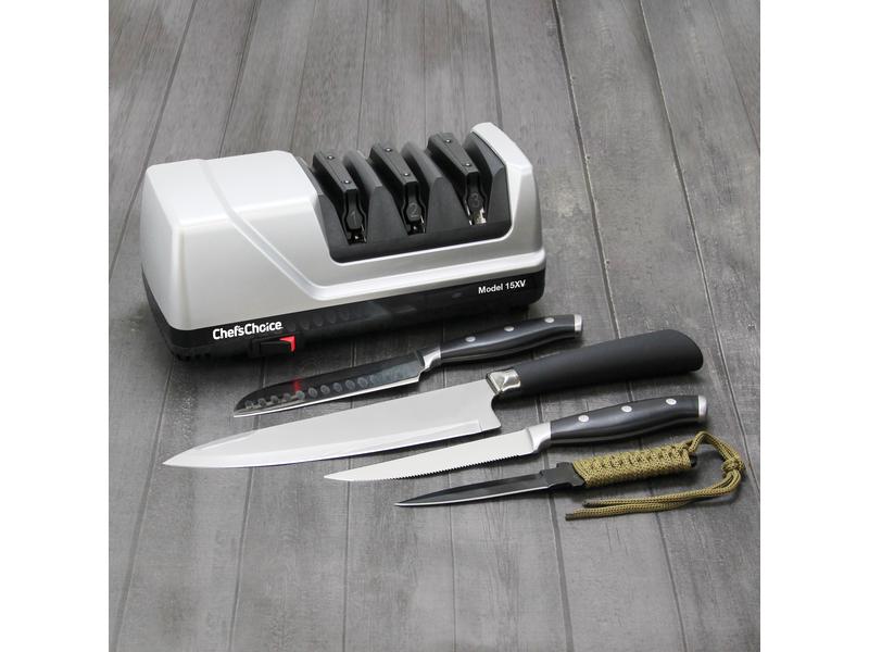 Chef's Choice Messerschärfer 15 Trizor XV 3-Stufen-Messerschleifgerät