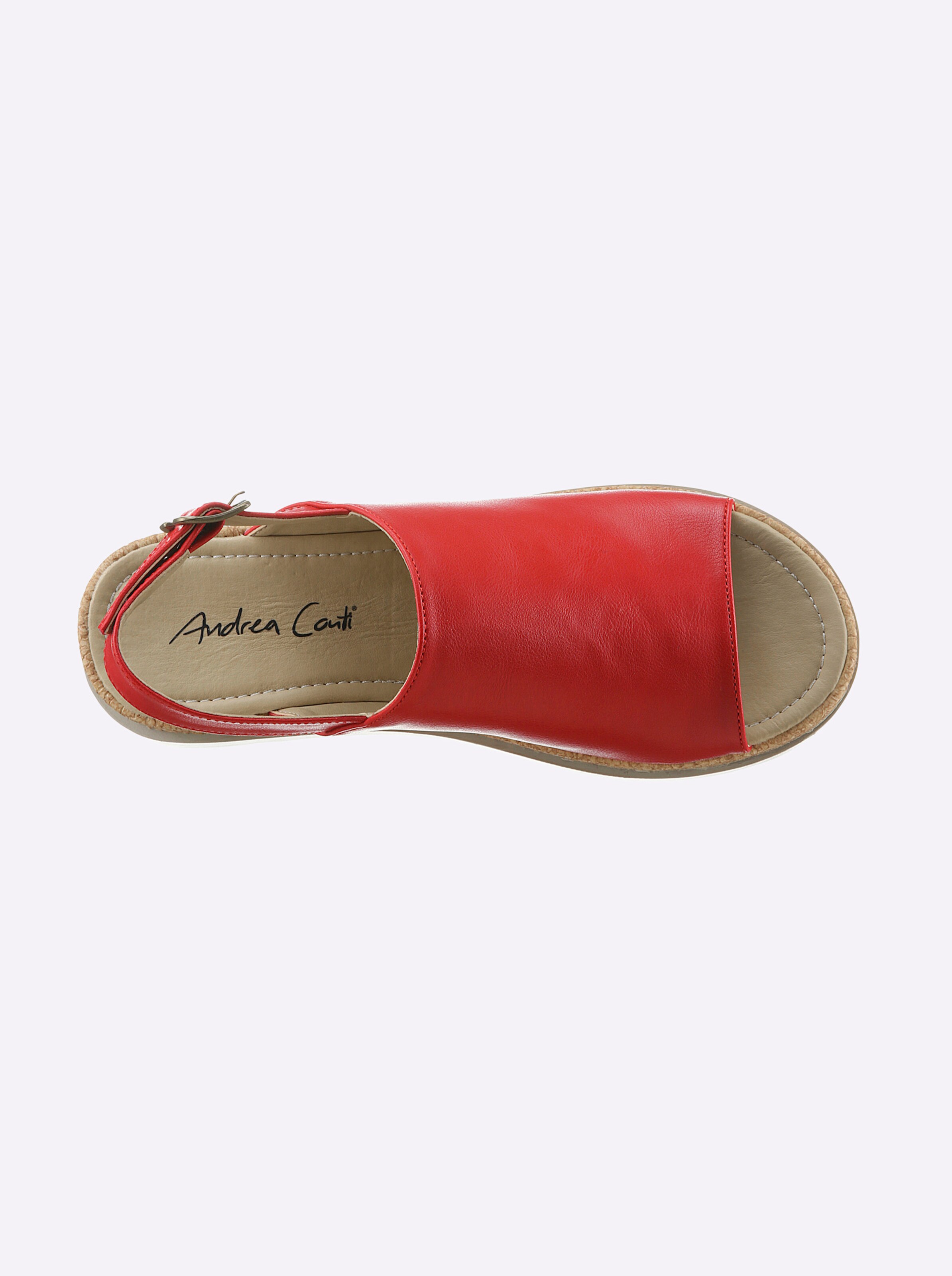 Andrea Conti Sandalette in rot