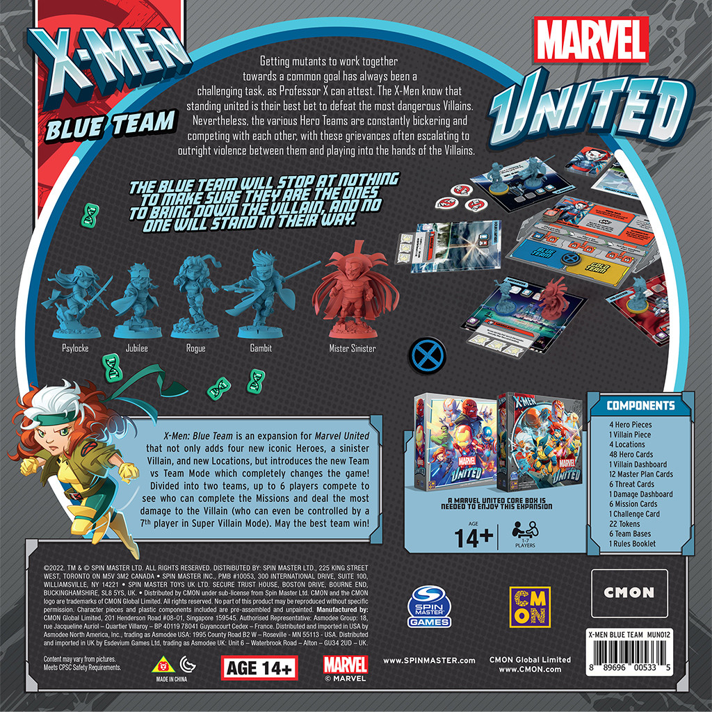 Marvel United : X-Men - Blue Team