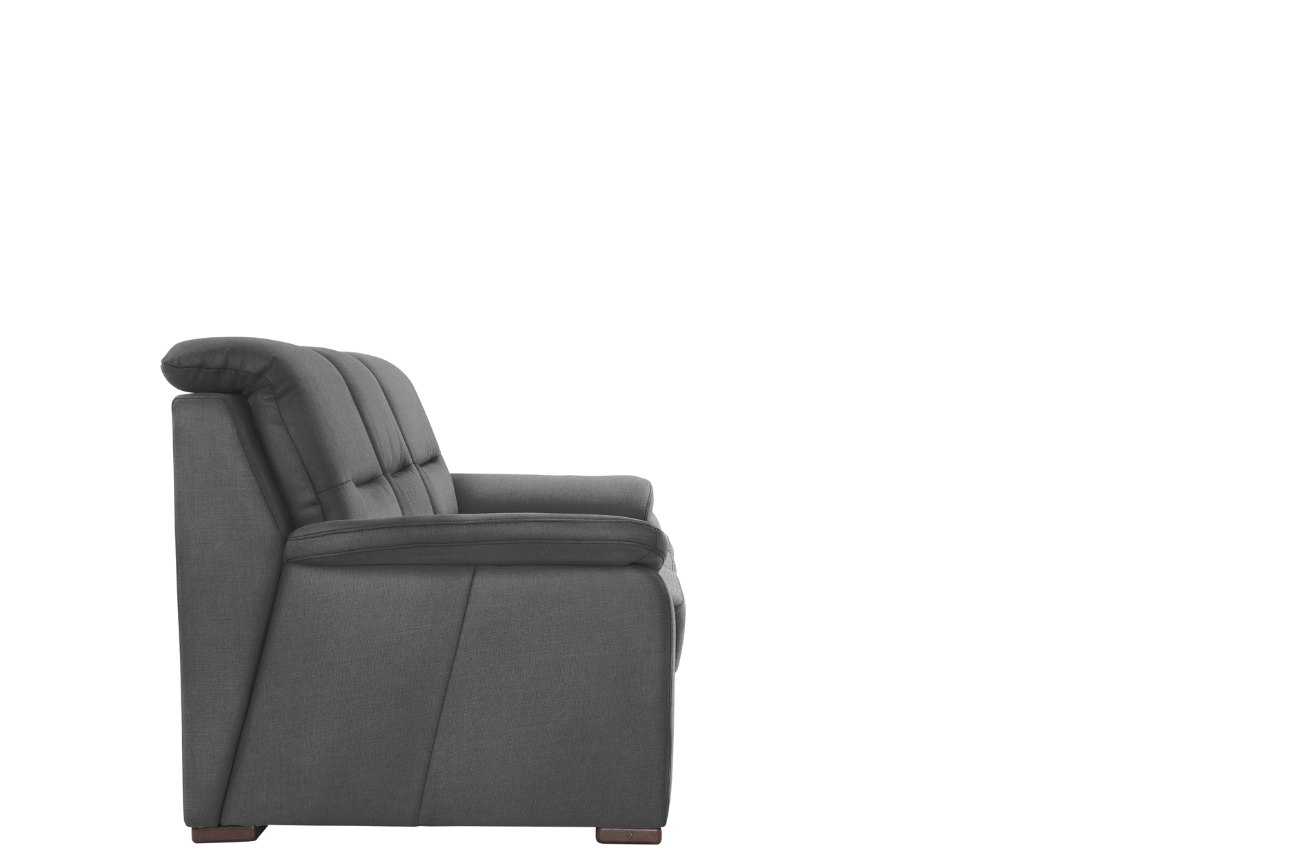 polsterpower 3-Sitzer-Sofa - Miro grau - Basismodell
