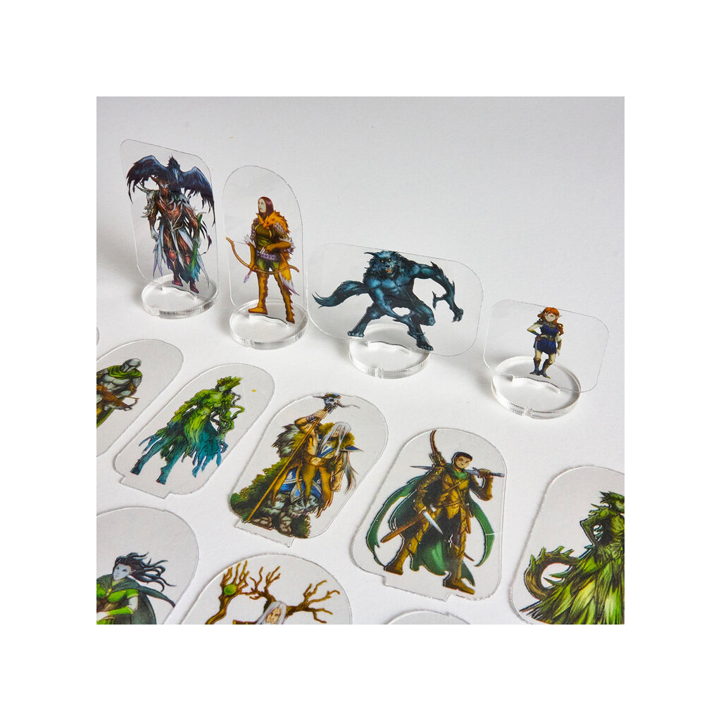 Flat Plastic Miniatures - The Grove - 62 Pieces